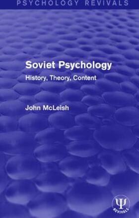 McLeish |  Soviet Psychology | Buch |  Sack Fachmedien