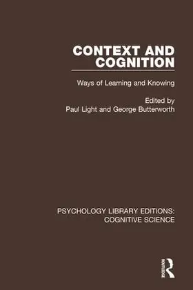 Butterworth / Light |  Context and Cognition | Buch |  Sack Fachmedien