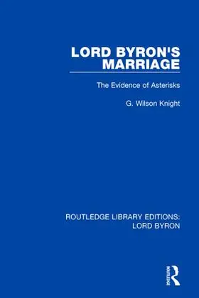 Knight |  Lord Byron's Marriage | Buch |  Sack Fachmedien