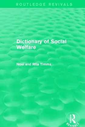 Timms |  Dictionary of Social Welfare | Buch |  Sack Fachmedien