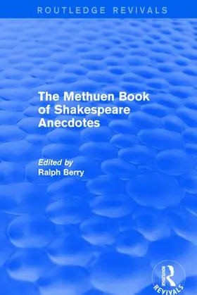 Berry |  The Methuen Book of Shakespeare Anecdotes | Buch |  Sack Fachmedien