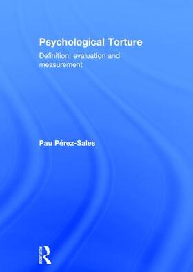 Perez Sales |  Psychological Torture | Buch |  Sack Fachmedien