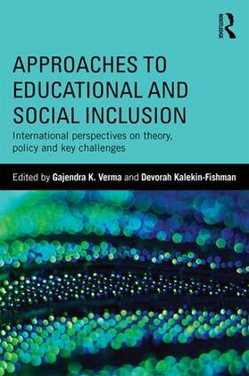 Verma / Kalekin-Fishman |  Approaches to Educational and Social Inclusion | Buch |  Sack Fachmedien