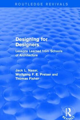 Preiser / Nasar / Fisher |  Designing for Designers | Buch |  Sack Fachmedien