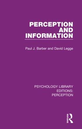 Various |  Psychology Library Editions: Perception | Buch |  Sack Fachmedien