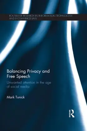 Tunick | Balancing Privacy and Free Speech | Buch | 978-1-138-68975-6 | sack.de