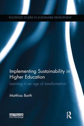 Barth |  Implementing Sustainability in Higher Education | Buch |  Sack Fachmedien