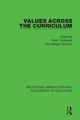 Tomlinson / Quinton |  Values Across the Curriculum | Buch |  Sack Fachmedien