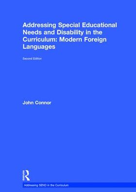 Connor |  Addressing Special Educational Needs and Disability in the Curriculum: Modern Foreign Languages | Buch |  Sack Fachmedien