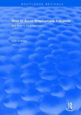 Everson |  How to Avoid Employment Tribunals | Buch |  Sack Fachmedien