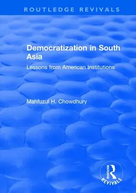 Chowdhury |  Democratization in South Asia | Buch |  Sack Fachmedien