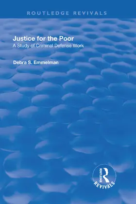 Emmelman |  Justice for the Poor | Buch |  Sack Fachmedien