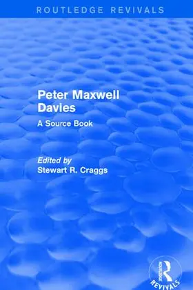 Craggs |  Peter Maxwell Davies | Buch |  Sack Fachmedien