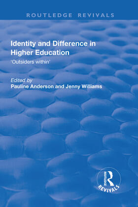 Anderson / Williams |  Identity and Difference in Higher Education | Buch |  Sack Fachmedien