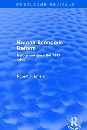 Emery |  Korean Economic Reform | Buch |  Sack Fachmedien