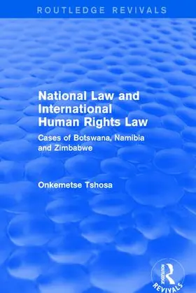 Tshosa |  National Law and International Human Rights Law | Buch |  Sack Fachmedien