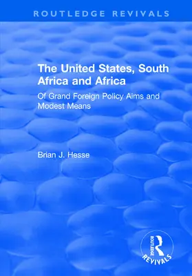 Hesse |  The United States, South Africa and Africa | Buch |  Sack Fachmedien