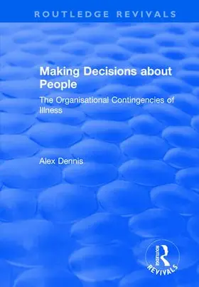 Dennis |  Making Decisions about People | Buch |  Sack Fachmedien