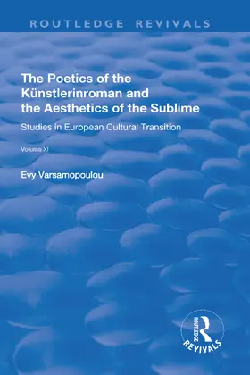 Varsamopoulou |  The Poetics of the Kunstlerinroman and the Aesthetics of the Sublime | Buch |  Sack Fachmedien