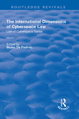 Padirac |  The International Dimensions of Cyberspace Law | Buch |  Sack Fachmedien