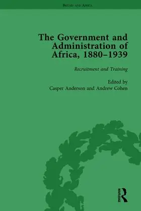 Anderson / Cohen |  The Government and Administration of Africa, 1880-1939 Vol 1 | Buch |  Sack Fachmedien