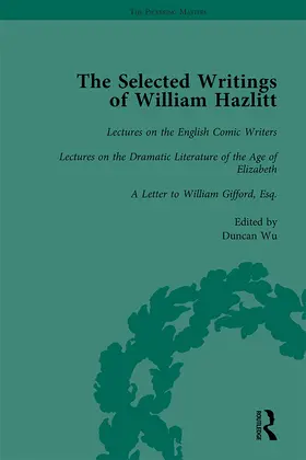 Wu / Paulin / Bromwich |  The Selected Writings of William Hazlitt Vol 5 | Buch |  Sack Fachmedien