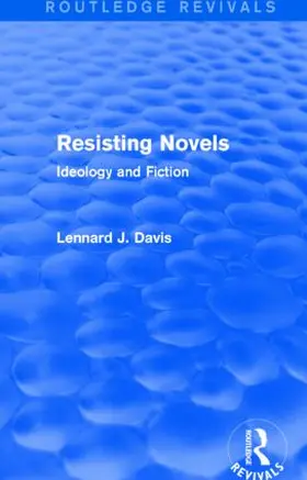 Davis |  Resisting Novels | Buch |  Sack Fachmedien