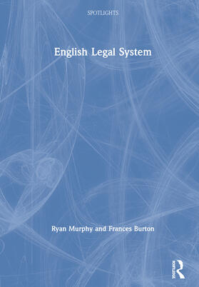 Murphy / Burton |  English Legal System | Buch |  Sack Fachmedien