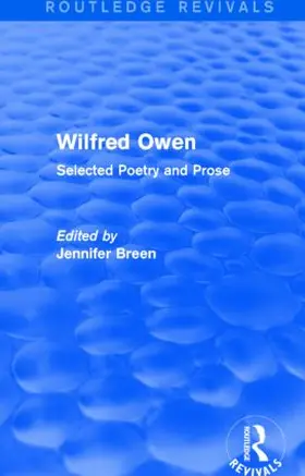 Breen |  Wilfred Owen (Routledge Revivals) | Buch |  Sack Fachmedien