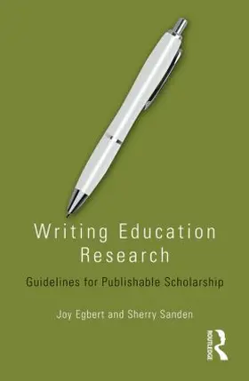 Egbert / Sanden |  Writing Education Research | Buch |  Sack Fachmedien