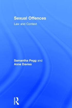 Pegg / Davies |  Sexual Offences | Buch |  Sack Fachmedien