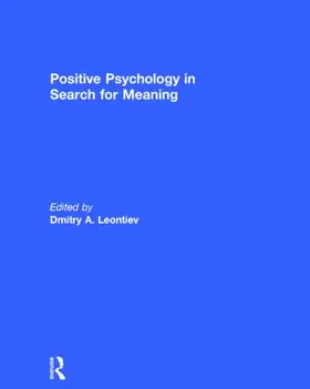 Leontiev |  Positive Psychology in Search for Meaning | Buch |  Sack Fachmedien