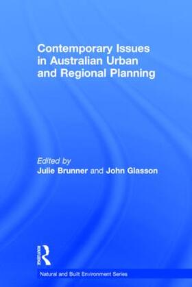 Brunner / Glasson |  Contemporary Issues in Australian Urban and Regional Planning | Buch |  Sack Fachmedien