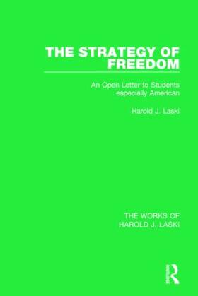 Laski |  The Strategy of Freedom (Works of Harold J. Laski) | Buch |  Sack Fachmedien