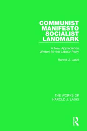 Laski |  Communist Manifesto (Works of Harold J. Laski) | Buch |  Sack Fachmedien