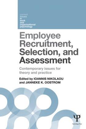 Nikolaou / Oostrom |  Employee Recruitment, Selection, and Assessment | Buch |  Sack Fachmedien