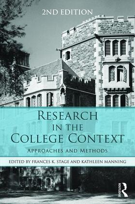 Stage / Manning |  Research in the College Context | Buch |  Sack Fachmedien