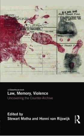 Motha / van Rijswijk |  Law, Memory, Violence | Buch |  Sack Fachmedien