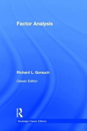 Gorsuch |  Factor Analysis | Buch |  Sack Fachmedien