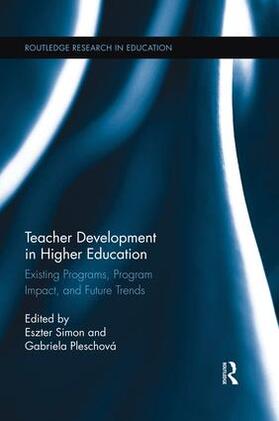 Simon / Pleschová |  Teacher Development in Higher Education | Buch |  Sack Fachmedien