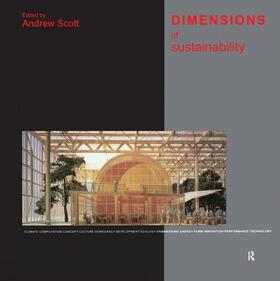 Scott, MIT |  Dimensions of Sustainability | Buch |  Sack Fachmedien