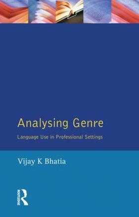 Bhatia |  Analysing Genre | Buch |  Sack Fachmedien