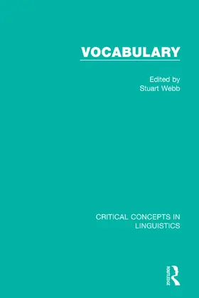 Webb |  Vocabulary | Buch |  Sack Fachmedien