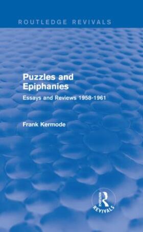 Kermode |  Puzzles and Epiphanies | Buch |  Sack Fachmedien