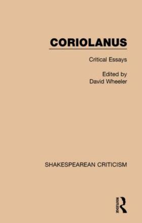 Wheeler |  Coriolanus | Buch |  Sack Fachmedien