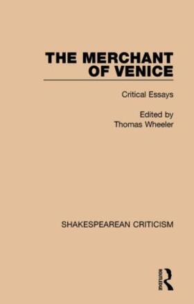 Wheeler |  The Merchant of Venice | Buch |  Sack Fachmedien