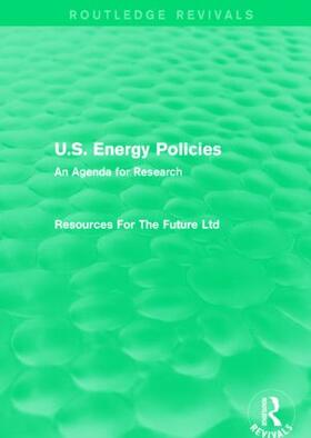 For The Future Ltd |  U.S. Energy Policies | Buch |  Sack Fachmedien