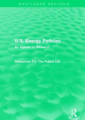  U.S. Energy Policies | Buch |  Sack Fachmedien