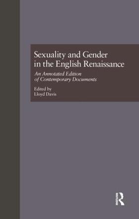 Davis |  Sexuality and Gender in the English Renaissance | Buch |  Sack Fachmedien