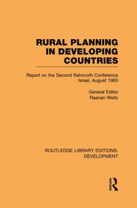 Weitz |  Rural Planning in Developing Countries | Buch |  Sack Fachmedien